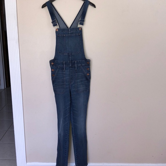 Madewell Pants - Madewell Denim Straight-Leg Overalls